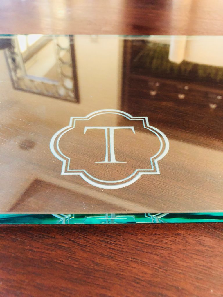 Glass Serving Board Customized Chic