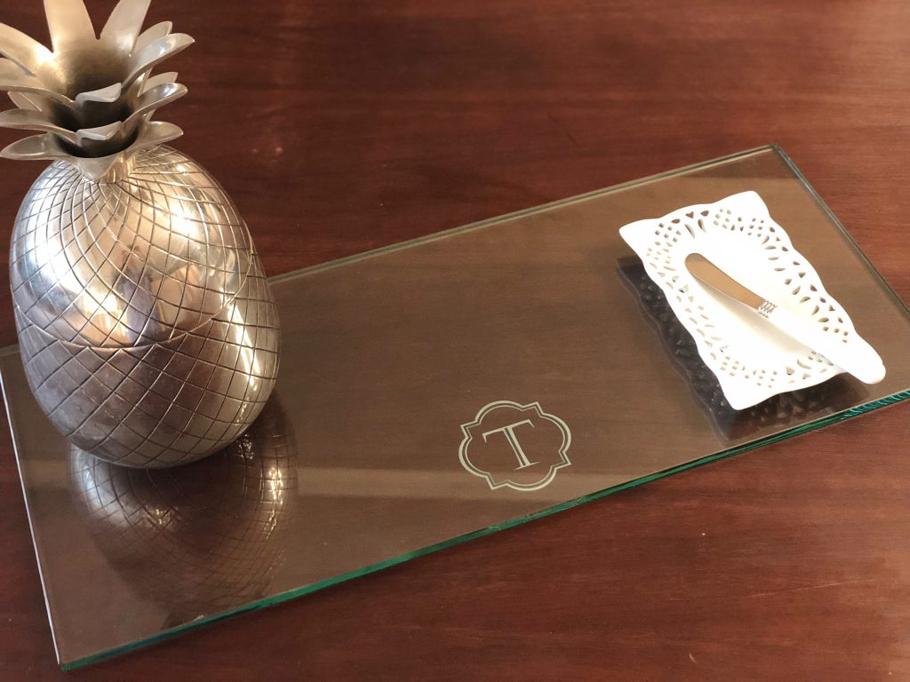 Glass Serving Board Customized Chic