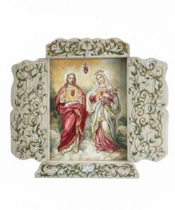 Triptych of Twin Hearts