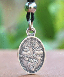 Sacred Hearts & Our Lady of Fatima Pendant