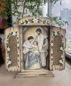 Triptych of Holy Family - Mini